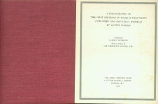 Item #63-6051 A Bibliography of the First Editions of Books & Pamphlets (Published And Privately...