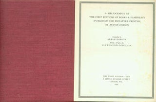 Item #63-6051 A Bibliography of the First Editions of Books & Pamphlets (Published And...