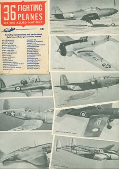 Item #63-6132 36 Fighting Planes Of The Allied Nations. Photo Pack No. 1. Including Specifications and Performance Data from Official Government Sources. Lockheed Bell, Grumman, Northrop.