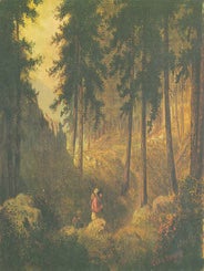 Item #63-6159 Seasons Greetings. Antoinette and Warren Howell. Two Hunters in the California...