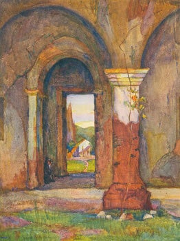 Item #63-6164 Old California; being ten reproductions of original watercolors painted by Rowena...