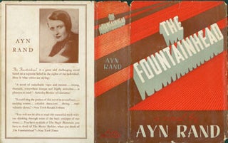 Item #63-6233 The Fountainhead. Second Issue Dust Jacket with price ($3.00) listed on flap inside...