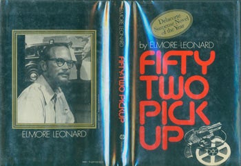 Item #63-6256 Fifty Two Pick Up. Dust Jacket for First Edition with price clipped. Elmore Leonard, Lawrence Ratzkin, jacket design.
