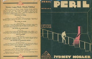 Item #63-6263 Peril! Dust Jacket for First Edition. Sydney Horler
