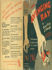 Item #63-6276 The Avenging Ray. Dust Jacket for First US Edition, price ($2.00) on flap of DJ...