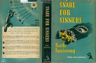 Item #63-6280 Snare For Sinners. Dust Jacket for First US Edition, price ($2.25) on flap inside...