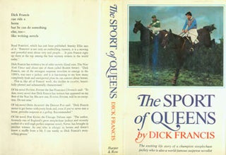 Item #63-6289 The Sport Of Queens. Dust Jacket for First US Edition, price ($5.95) on flap inside...