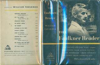 Item #63-6317 The Faulkner Reader. Dust Jacket for First Edition, with price clipped (4/54 on...