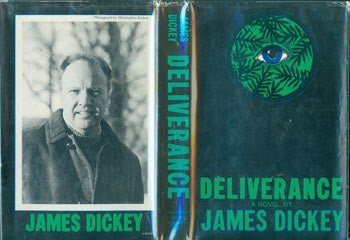 Item #63-6322 Deliverance. Dust Jacket for Original US First Edition, price ($5.95; code 0370) on flap inside cover. James Dickey, Paul Bacon, jacket design.