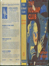 Item #63-6387 Dust Jacket for The Kidnap Club. Price of $2.00 on flap. Arthur B. Reeve