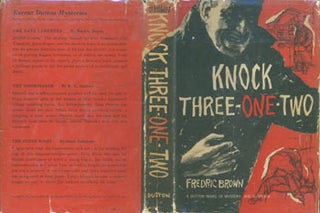Item #63-6389 Dust Jacket for Knock Three-One-Two. Price of $2.95 on flap. [Original First...