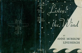 Item #63-6396 Dust Jacket for Listen! The Wind! Price of $1.29 on flap. [Original First...