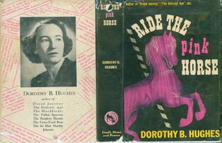 Item #63-6397 Dust Jacket for Ride The Pink Horse. Price $2.50 on flap. DJ for Original First...