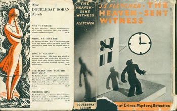 Item #63-6402 Dust Jacket for The Heaven-Sent Witness. Price clipped. James Smith Fletcher.