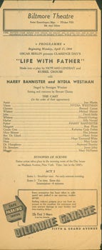 Item #63-6487 "Life With Father" Made into a play by Howard Lindsay and Russel Crouse, with Harry...