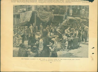 Item #63-6722 The Foreign Element In New York--A Typical Scene In The Russo-Polish Jew Colony....
