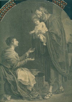 Item #63-6756 The Holy Family. Thomas Chambers, After Murillo John Boydell, engrav., 1719 - 1804,...