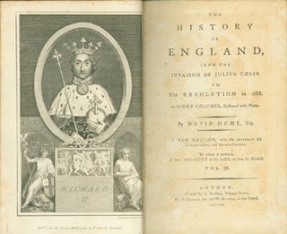 Item #63-6764 The History Of England. From the Invasion of Julius Caesar to the Revolution in...