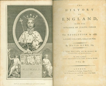 Item #63-6764 The History Of England. From the Invasion of Julius Caesar to the Revolution in 1688. Volume III. David Hume, A. Strahan, print.