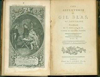 Item #63-6775 The Adventures Of Gil Blas of Santillane. Volume II. Cooke's Edition. Embellished...