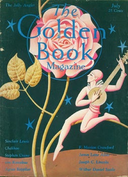 Item #63-6804 The Golden Book Magazine, July 1929, Vol. X, No. 55. Includes pieces by Rilke, Chekhov, & Sinclair Lewis. Review of Reviews Corp, F. Marion Crawford, Anton Chekhov, Sinclair Lewis, Rainer Maria Rilke, Eugene Field, Stephen Crane, Boris Artzybasheff, cover art.