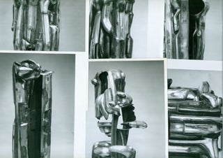 Item #63-6864 Promotional B&W Photographs (6), 8 x 10 Glossies. Chromium Plated Steel Sculptures....