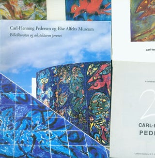 Item #63-6871 Peter H. Selz Files on artist Carl Henning Pedersen. Exhibition Catalogues &...