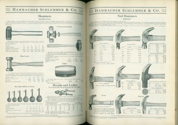 Item #63-6894 Hardware Tools & Supplies, Catalogue No. 500. Hammacher Schlemmer & Co., New York. Hammacher Schlemmer, New York Co.