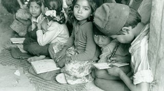 Item #63-6912 Nepal: Unicef supplies paper for textbooks. United Nations, Unicef, Heidi Larson,...