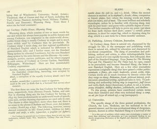 Item #63-6969 Slang. Society for Pure English, Tract No. LV. Eric Partridge, Society for Pure...