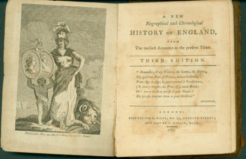 Item #63-7021 A New Biographical and Chronological History Of England from the Earliest Accounts to the Present Time. Third Edition. Printed for G. Riley at Ludgate-Street and Sold By S. Hazard, 1793. George Riley, Samuel Hazard.
