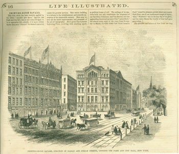 Item #63-7051 Life Illustrated, November 6, 1858. Fowler And Wells, New York.