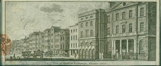 Item #63-7064 View Of The Coal Exchange, Thames Street. 18th Century British engraver