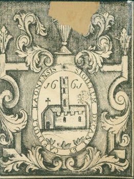 Item #63-7094 Roman Catholic Coat Of Arms Featuring a Church with the year 1661, And With The...