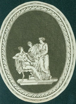 Item #63-7098 Engraving of a Greek Cameo. 19th Century British Engraver?