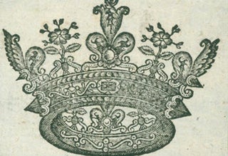 Item #63-7102 Decorative Crown. 17th Century British Engraver