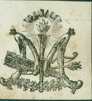 Item #63-7154 Decorative Letter M. 18th Century British Engraver