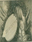 Item #63-7158 Suit Of Roman Armor, Emblem with "Memorandum" on it. Image of Dove on verso, thus...