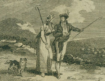 Item #63-7160 Rural Scene. 18th Century British Engraver.