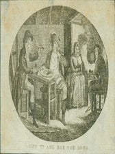 Item #63-7177 Get Up And Bar The Door. 18th Century British Engraver?