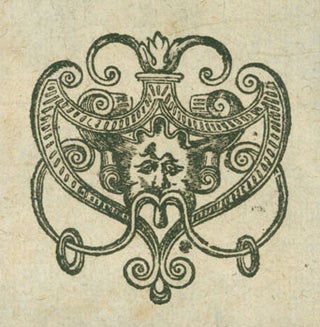 Item #63-7181 Watermark Design Used as Tailpiece in Rare Books. 17th Century British Engraver?,...