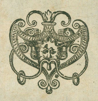 Item #63-7181 Watermark Design Used as Tailpiece in Rare Books. 17th Century British Engraver?, Saurii.