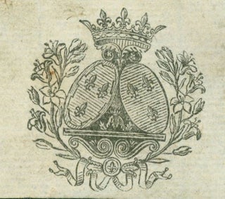 Item #63-7201 Coat Of Arms. 18th Century French Engraver?