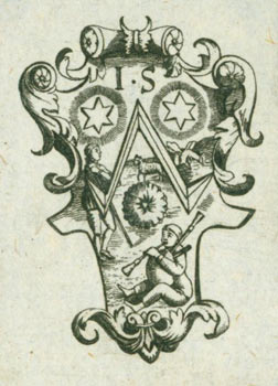 Item #63-7209 Masonic Emblem. 18th Century British Engraver