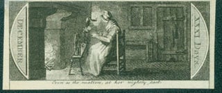 Item #63-7227 Even As The Matron, At Her Nightly Task. 18th Century British Engraver
