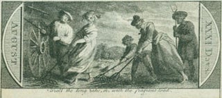 Item #63-7232 Trail The Long Rake, Or, With The Fragrant Load. 18th Century British Engraver