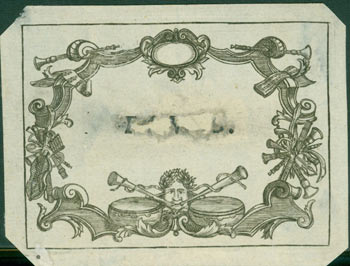 Item #63-7244 Decorative Border. 18th Century French Engraver?