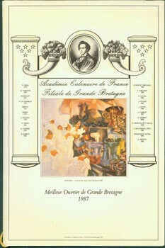 Item #63-7253 Menu for Gala Dinner and Award Presentation, Friday, 4th December, 1987. Le...