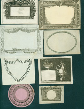 Item #63-7304 Decorative Frames/Borders. 17th Century Italian Engraver.