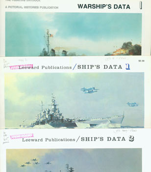 Item #63-7345 Leeward Publications/Ship's Data. Ship's Data 1: USS North Carolina (BB55); Ship's...